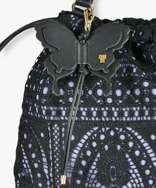 ANNA SUI（アナスイ）の「フィオリー トートバッグ（トートバッグ・レディース・ベージュ/パープル・FREE）」の6枚目の写真