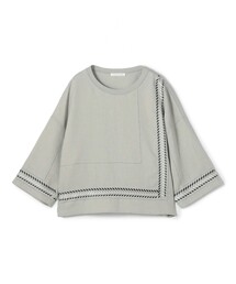 GALERIE VIE | リブコンビフレンチリネン クルーネックブラウス(シャツ/ブラウス)