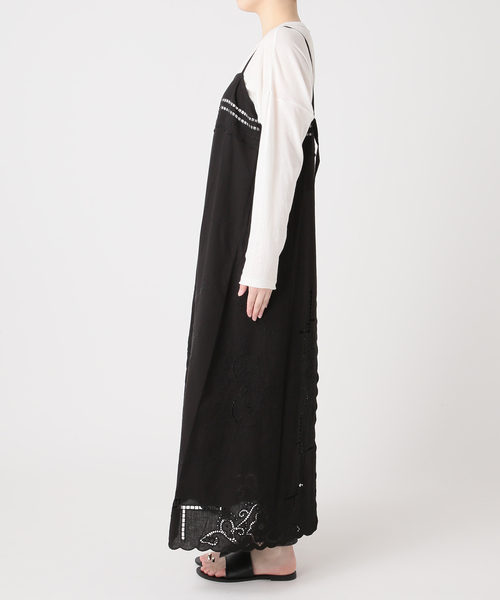 JOURNAL STANDARD relume（ジャーナルスタンダード　レリューム）の「スクエアエンブロイダリーワンピース（ワンピース・レディース・ホワイト/ブラック・FREE）」の13枚目の写真