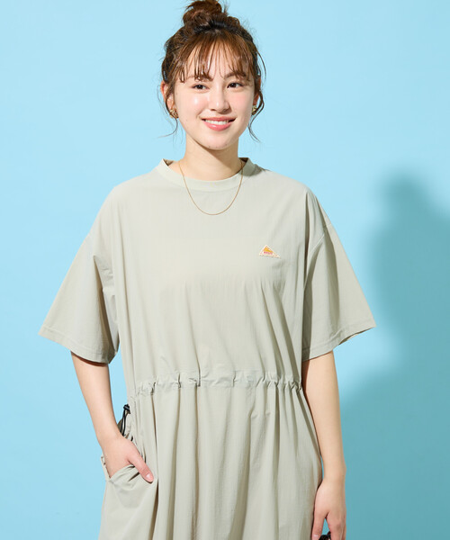 FREAK'S STORE(フリークスストア)の「限定展開 KELTY × FREAK'S STORE/ケルティ 別注 4wayストレッチ ウエストドローコード ワンピース(吸水速乾)(ワンピース・レディース・オリーブ/ブラック/モカ/ネイビー/ライトグレー・フリ-)」の10枚目の写真