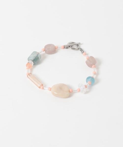SMELLY（スメリー）の「ステンレスマルチビーズブレスレット（ブレスレット・レディース・ピンク系その他・-）」の6枚目の写真