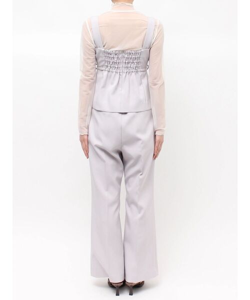 MERCURYDUO（マーキュリーデュオ）の「ペプラムビスチェパンツセットアップ（つなぎ/オールインワン・レディース・ブラック/ライトグレー・MEDIUM/SMALL）」の16枚目の写真