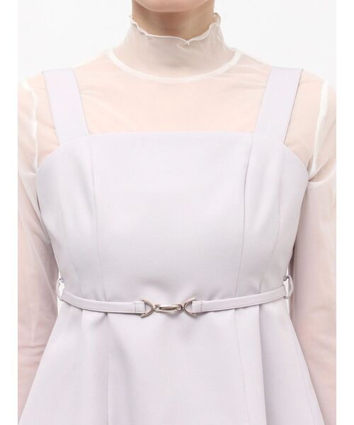 MERCURYDUO（マーキュリーデュオ）の「ペプラムビスチェパンツセットアップ（つなぎ/オールインワン・レディース・ブラック/ライトグレー・MEDIUM/SMALL）」の17枚目の写真