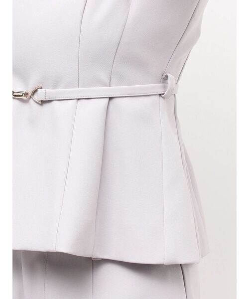 MERCURYDUO（マーキュリーデュオ）の「ペプラムビスチェパンツセットアップ（つなぎ/オールインワン・レディース・ブラック/ライトグレー・MEDIUM/SMALL）」の19枚目の写真