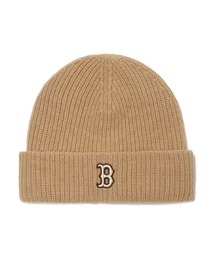 MLB(���W���[���[�O�x�[�X�{�[��)�̃G���G���r�[�yMLB�z- �{�X�g���E���b�h�\�b�N�X �r�[�j�[ �yBoston Red Sox SHORT BEANIE WOOL WAPPEN BEANIE BEIGE 3ABNL0126�z(�j�b�g�L���b�v/�r�[�j�[)