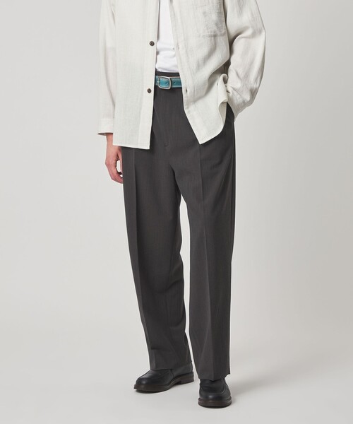 Steven Alan（スティーブンアラン）の「＜Steven Alan＞ TW サッカー イン ツープリーツ ドレス トラウザーズ（スラックス・メンズ・ダークブラウン/ブラック・XL/L/M/S）」の9枚目の写真