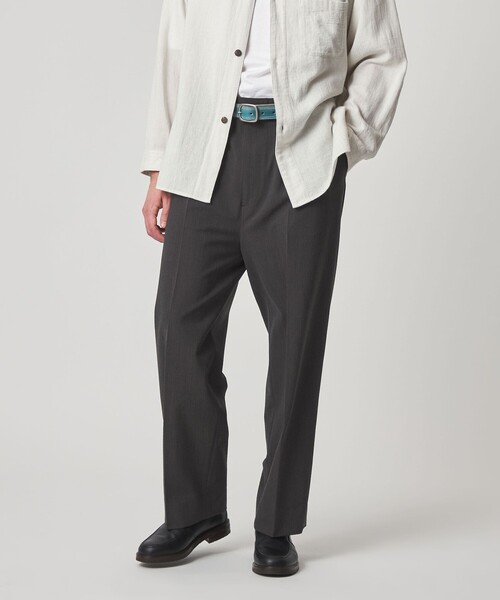 Steven Alan（スティーブンアラン）の「＜Steven Alan＞ TW サッカー イン ツープリーツ ドレス トラウザーズ（スラックス・メンズ・ダークブラウン/ブラック・XL/L/M/S）」の12枚目の写真