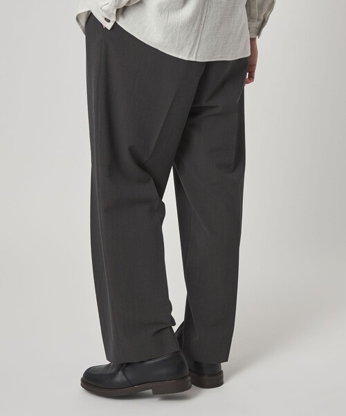 Steven Alan（スティーブンアラン）の「＜Steven Alan＞ TW サッカー イン ツープリーツ ドレス トラウザーズ（スラックス・メンズ・ダークブラウン/ブラック・XL/L/M/S）」の15枚目の写真