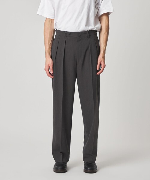 Steven Alan（スティーブンアラン）の「＜Steven Alan＞ TW サッカー イン ツープリーツ ドレス トラウザーズ（スラックス・メンズ・ダークブラウン/ブラック・XL/L/M/S）」の17枚目の写真