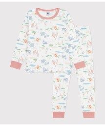 PETIT BATEAU（プチバトー）の「アニマルプリント長袖パジャマ（ルームウェア/パジャマ）」