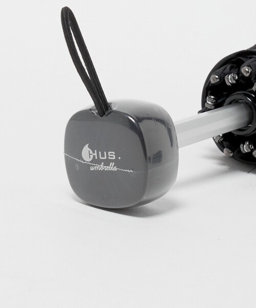 HUS.(ハス)の「<HUS.>Smartduo Canopy 晴雨兼用 折りたたみ傘(折りたたみ傘・レディース・ブラック・FREE)」の11枚目の写真