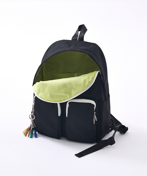 cheek(BAG)(チーク)の「【cheek】1680body bag ネオンカラー ナイロン ボディバッグ 撥水 軽量(ショルダーバッグ・レディース・グレー/ホワイト/パープル/ブラック・フリー)」の9枚目の写真