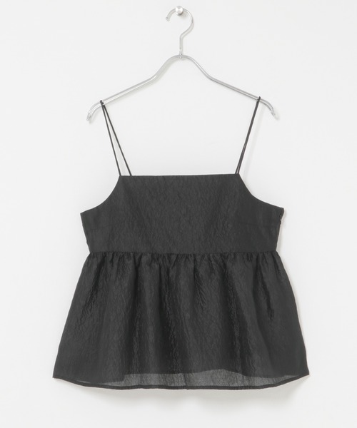 URBAN RESEARCH ROSSO WOMEN(アーバンリサーチ ロッソ)の「シアージャガードレイヤードキャミソール(その他トップス・レディース・ブラック・FREE)」の12枚目の写真