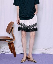 Shadow Stripe Lace Shorts/シャドーストライプレースショートパンツ