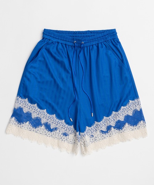 MAISON SPECIAL(メゾンスペシャル)の「Shadow Stripe Lace Shorts/シャドーストライプレースショートパンツ(その他パンツ・レディース・ホワイト/ブルー/ブラック・38/36)」の17枚目の写真