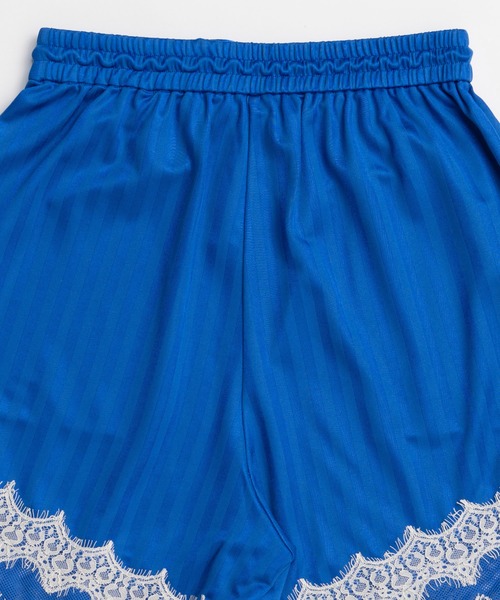 MAISON SPECIAL(メゾンスペシャル)の「Shadow Stripe Lace Shorts/シャドーストライプレースショートパンツ(その他パンツ・レディース・ホワイト/ブルー/ブラック・38/36)」の21枚目の写真
