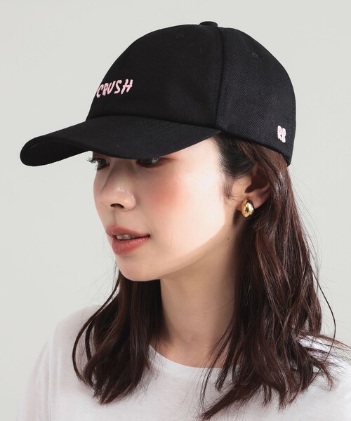 Demi-Luxe BEAMS（デミルクス ビームス）の「RUSLAN BAGINSKIY / Crush ベースボール キャップ（キャップ・レディース・ピンク/ブラック・ONE SIZE）」の3枚目の写真