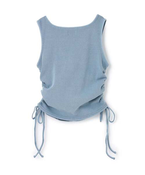 LOVETOXIC（ラブトキシック）の「【LTXC/抗菌防臭】カップつきピグメントトタンク（タンクトップ・キッズ・ブルー/グレー・S:140cm/130cm/L:160cm/M:150cm）」の3枚目の写真