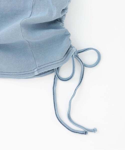 LOVETOXIC（ラブトキシック）の「【LTXC/抗菌防臭】カップつきピグメントトタンク（タンクトップ・キッズ・ブルー/グレー・S:140cm/130cm/L:160cm/M:150cm）」の5枚目の写真