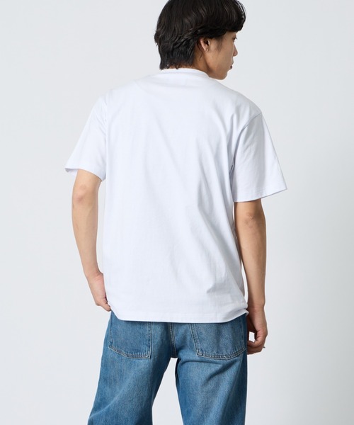 PARIS SAINT-GERMAIN（パリサンジェルマン）の「[PARIS SAINT-GERMAIN/パリ・サン＝ジェルマン] 別注 フロント刺繍ロゴ ショートスリーブTシャツ（Tシャツ/カットソー・メンズ・ホワイト/ブラック・M/XL/L）」の9枚目の写真