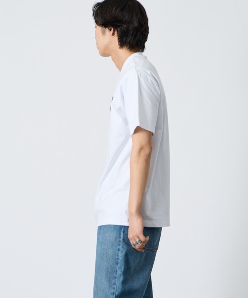 PARIS SAINT-GERMAIN（パリサンジェルマン）の「[PARIS SAINT-GERMAIN/パリ・サン＝ジェルマン] 別注 フロント刺繍ロゴ ショートスリーブTシャツ（Tシャツ/カットソー・メンズ・ホワイト/ブラック・M/XL/L）」の8枚目の写真