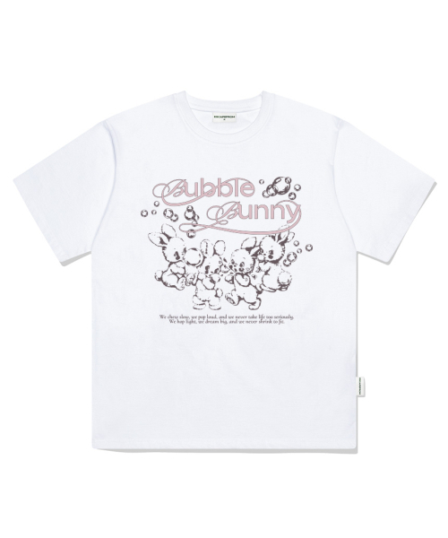 ESCAPEFROM（エスケープフロム）の「バブルバニープリントオーバーサイズ半袖Tシャツブラック（Tシャツ/カットソー・レディース・その他・SMALL/MEDIUM/LARGE）」の3枚目の写真