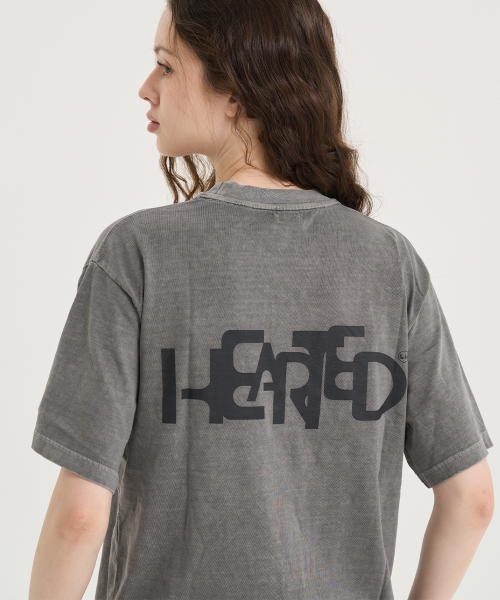 LEVHEARTED(レブハティッド)の「ジオコソ 半袖Tシャツ - グレー(Tシャツ/カットソー・レディース・チャコールグレー・FREE)」の5枚目の写真