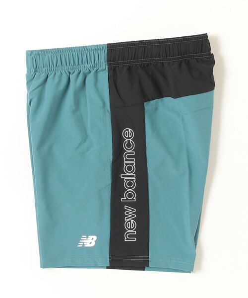 NEW BALANCE（ニューバランス）の「ニューバランス New Balance スポーツグラフィックショーツ7インチ (インナー無し)（その他パンツ・メンズ・サックスブルー/グリーン・L/LL/3L/S/M）」の4枚目の写真