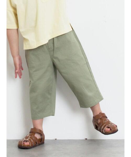 Samansa Mos2 Lagom(サマンサモスモスラーゴム)の「7分丈ストレッチツイルパンツ(その他パンツ・キッズ・キャメル/チャコールグレー/カーキ・120/110/95/100/130)」の4枚目の写真