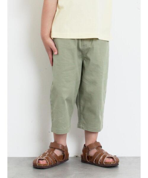 Samansa Mos2 Lagom(サマンサモスモスラーゴム)の「7分丈ストレッチツイルパンツ(その他パンツ・キッズ・キャメル/チャコールグレー/カーキ・120/110/95/100/130)」の6枚目の写真