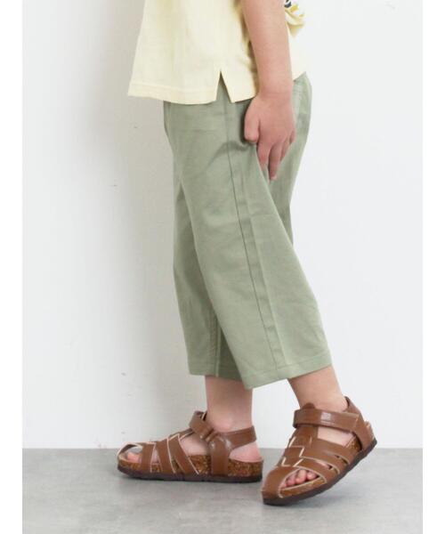 Samansa Mos2 Lagom(サマンサモスモスラーゴム)の「7分丈ストレッチツイルパンツ(その他パンツ・キッズ・キャメル/チャコールグレー/カーキ・120/110/95/100/130)」の7枚目の写真