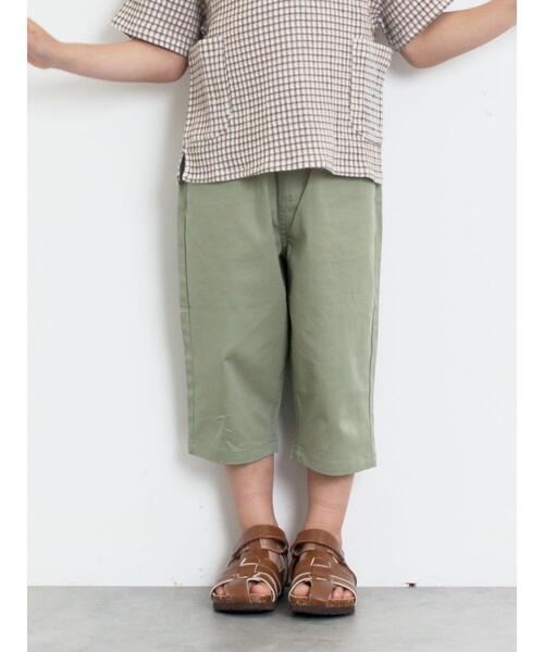 Samansa Mos2 Lagom(サマンサモスモスラーゴム)の「7分丈ストレッチツイルパンツ(その他パンツ・キッズ・キャメル/チャコールグレー/カーキ・120/110/95/100/130)」の8枚目の写真