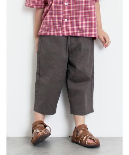 Samansa Mos2 Lagom(サマンサモスモスラーゴム)の「7分丈ストレッチツイルパンツ(その他パンツ・キッズ・キャメル/チャコールグレー/カーキ・120/110/95/100/130)」の18枚目の写真