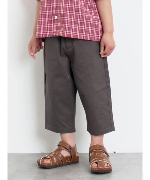 Samansa Mos2 Lagom(サマンサモスモスラーゴム)の「7分丈ストレッチツイルパンツ(その他パンツ・キッズ・キャメル/チャコールグレー/カーキ・120/110/95/100/130)」の19枚目の写真