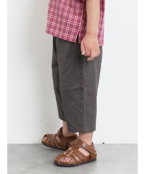 Samansa Mos2 Lagom(サマンサモスモスラーゴム)の「7分丈ストレッチツイルパンツ(その他パンツ・キッズ・キャメル/チャコールグレー/カーキ・120/110/95/100/130)」の20枚目の写真