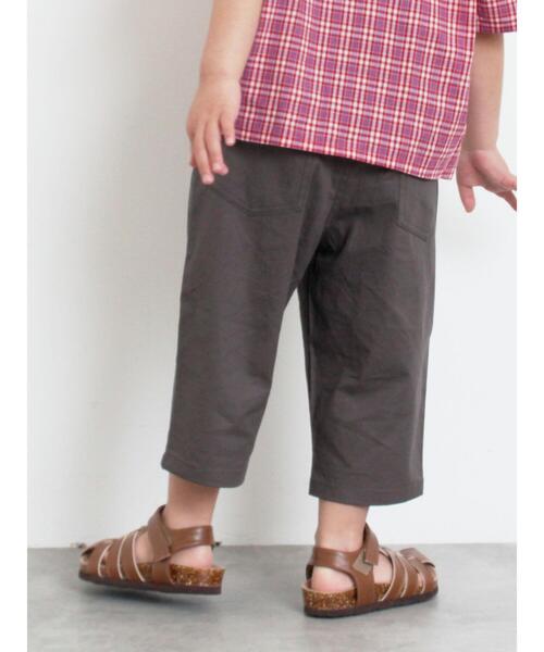 Samansa Mos2 Lagom(サマンサモスモスラーゴム)の「7分丈ストレッチツイルパンツ(その他パンツ・キッズ・キャメル/チャコールグレー/カーキ・120/110/95/100/130)」の21枚目の写真