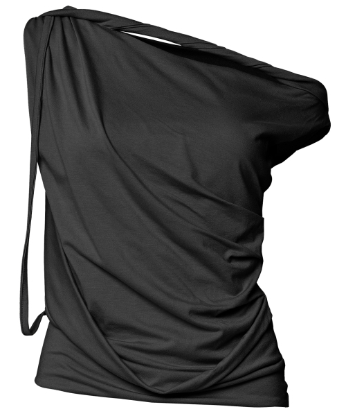 FLAREUP（フレアアップ）の「Braided Drape One-Shoulder Top (FL-140_Black)（Tシャツ/カットソー・レディース・ブラック・OS）」の8枚目の写真