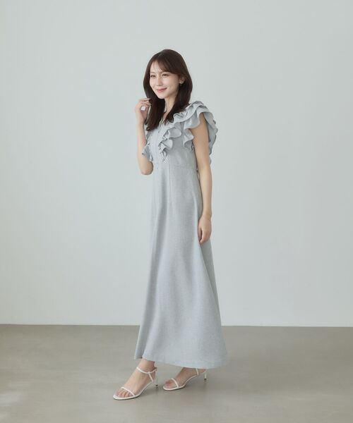 cle blatt(クレブラット)の「フリルジップワンピース(ワンピース・レディース・アイボリー/ネイビー/ブルー系その他5・SMALL/MEDIUM)」の17枚目の写真