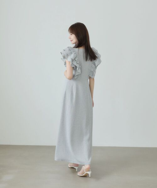 cle blatt(クレブラット)の「フリルジップワンピース(ワンピース・レディース・アイボリー/ネイビー/ブルー系その他5・SMALL/MEDIUM)」の20枚目の写真