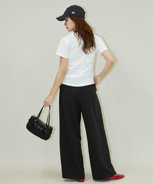 PUBLUX(パブリュクス)の「PUBLUX/パブリュクス 2タック スラックス パンツ 限定展開(その他パンツ・レディース・グレー/ブラウン/ブラック・MEDIUM/SMALL)」の20枚目の写真