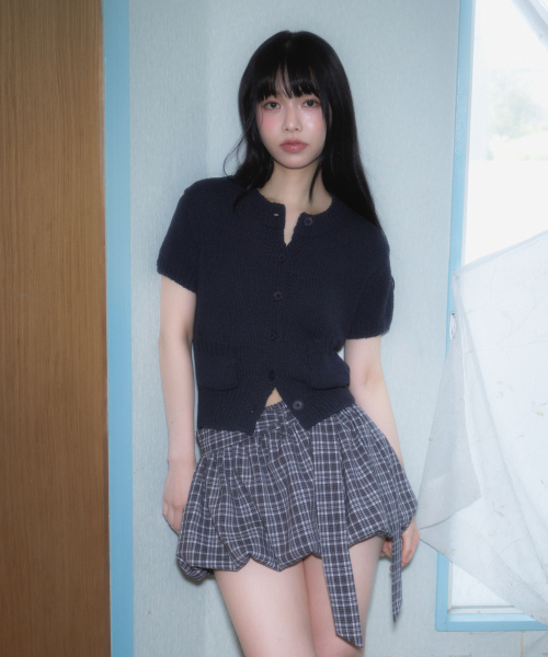 ROSEFRANTZ（ロゼフランツ）の「Pocket short sleeve knit cardigan [Navy]（カーディガン/ボレロ・レディース・ネイビー・OS）」の5枚目の写真