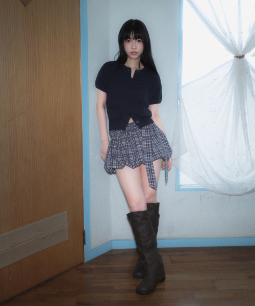 ROSEFRANTZ（ロゼフランツ）の「Pocket short sleeve knit cardigan [Navy]（カーディガン/ボレロ・レディース・ネイビー・OS）」の6枚目の写真