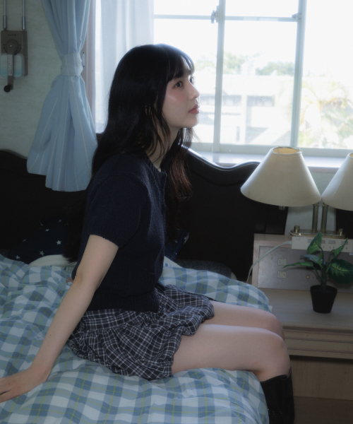 ROSEFRANTZ（ロゼフランツ）の「Pocket short sleeve knit cardigan [Navy]（カーディガン/ボレロ・レディース・ネイビー・OS）」の9枚目の写真
