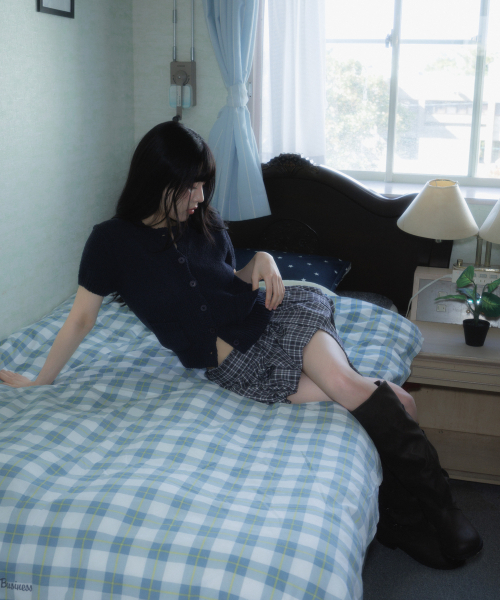 ROSEFRANTZ（ロゼフランツ）の「Pocket short sleeve knit cardigan [Navy]（カーディガン/ボレロ・レディース・ネイビー・OS）」の11枚目の写真