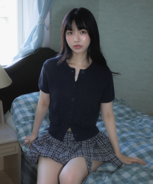 ROSEFRANTZ（ロゼフランツ）の「Pocket short sleeve knit cardigan [Navy]（カーディガン/ボレロ・レディース・ネイビー・OS）」の13枚目の写真