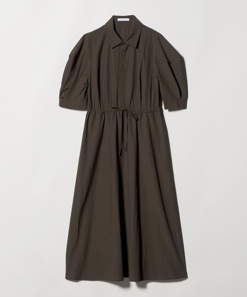 ASTRAET（アストラット）の「＜ASTRAET＞パワーショルダー フレアワンピース（ワンピース・レディース・ブラック/ダークブラウン・FREE）」の8枚目の写真