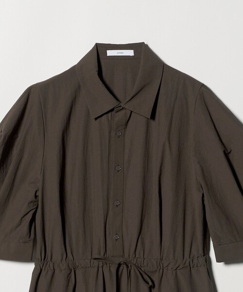 ASTRAET（アストラット）の「＜ASTRAET＞パワーショルダー フレアワンピース（ワンピース・レディース・ブラック/ダークブラウン・FREE）」の10枚目の写真