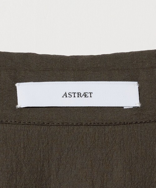 ASTRAET（アストラット）の「＜ASTRAET＞パワーショルダー フレアワンピース（ワンピース・レディース・ブラック/ダークブラウン・FREE）」の19枚目の写真