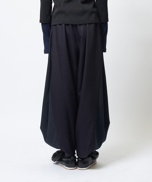 gomme（ゴム）の「ツイストツイルパンツ（その他パンツ・レディース・ネイビー/ブラック・MEDIUM）」の11枚目の写真