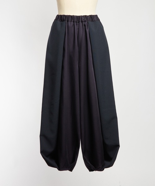 gomme（ゴム）の「ツイストツイルパンツ（その他パンツ・レディース・ネイビー/ブラック・MEDIUM）」の12枚目の写真